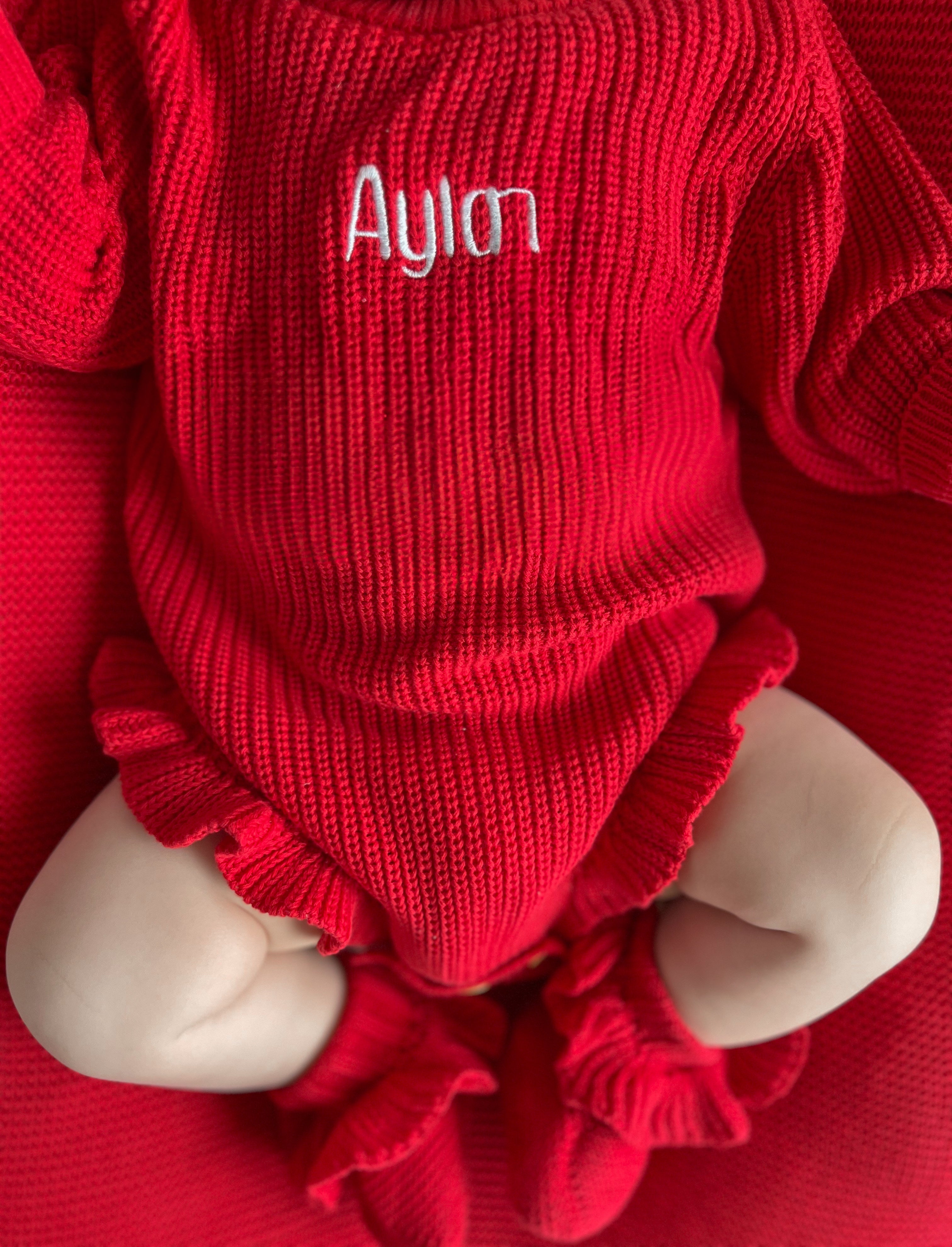 Poppy | Frilly Romper & Booties Set