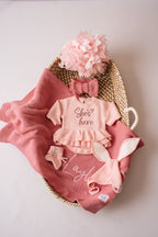 Primrose | Solid Edge Knit Blanket