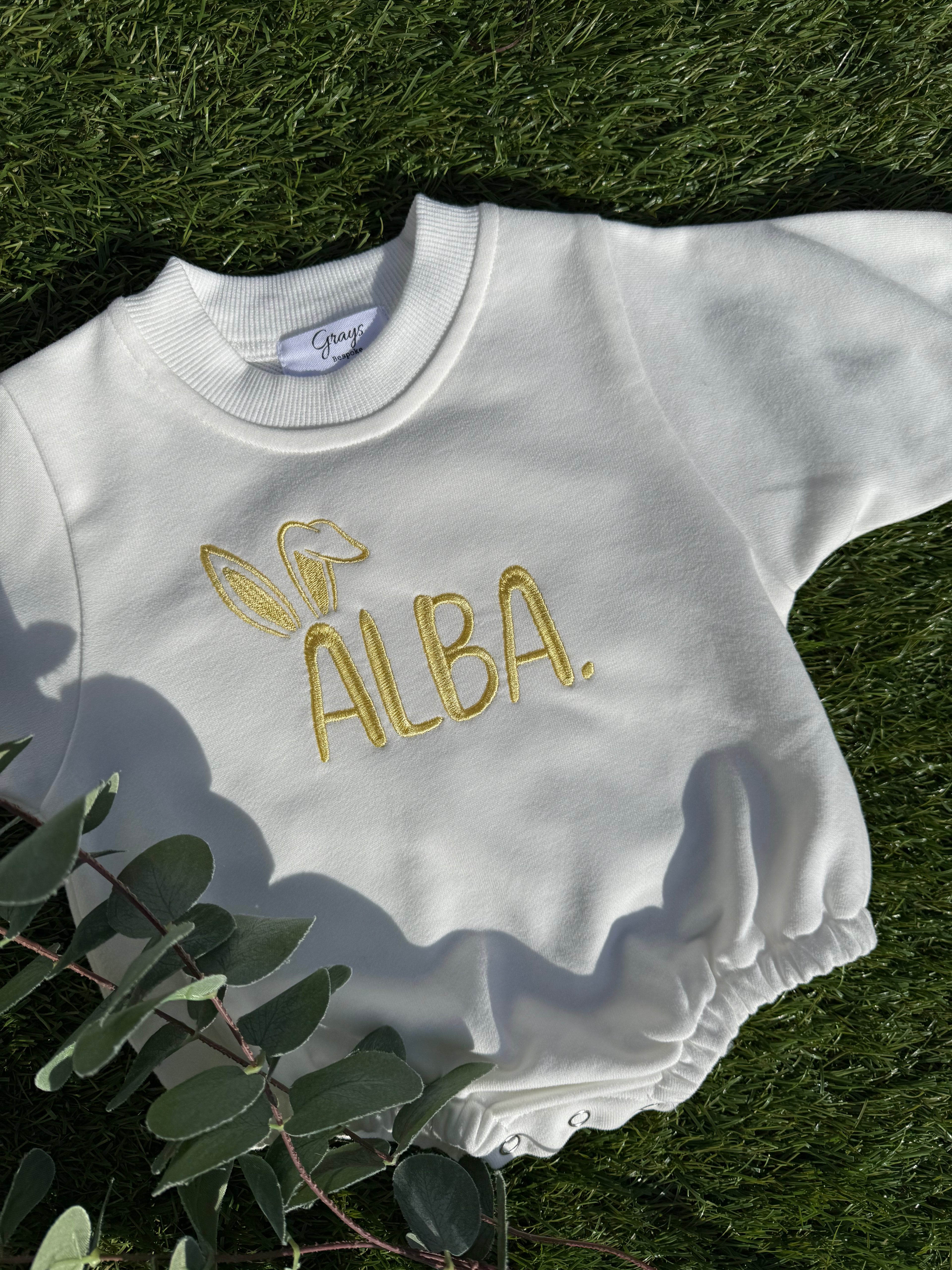 Easter Bunny Bubble Romper