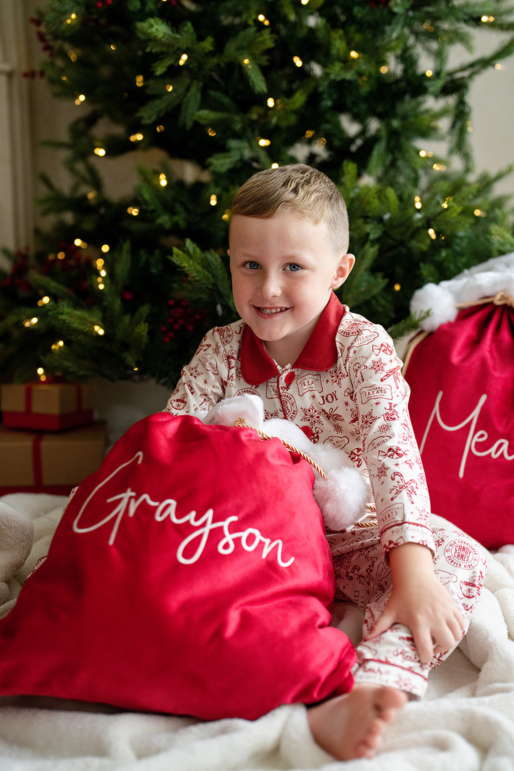 Red - Luxury Santa Sack