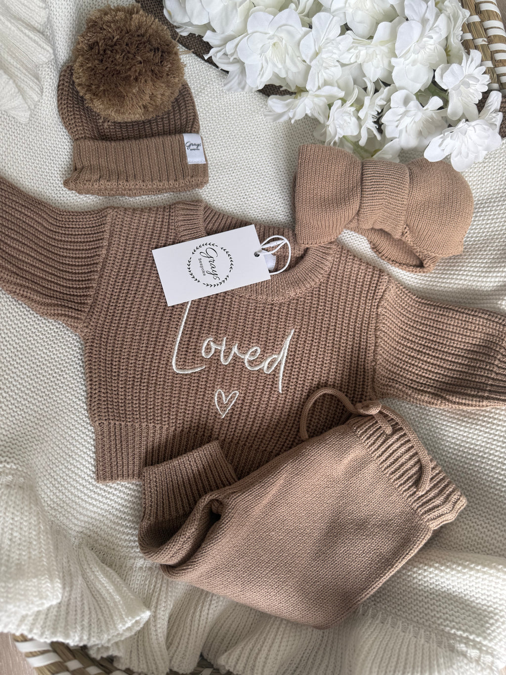 Mocha Jumper & Pants Set