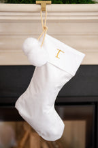 Ivory  - Santa Hanging Sock