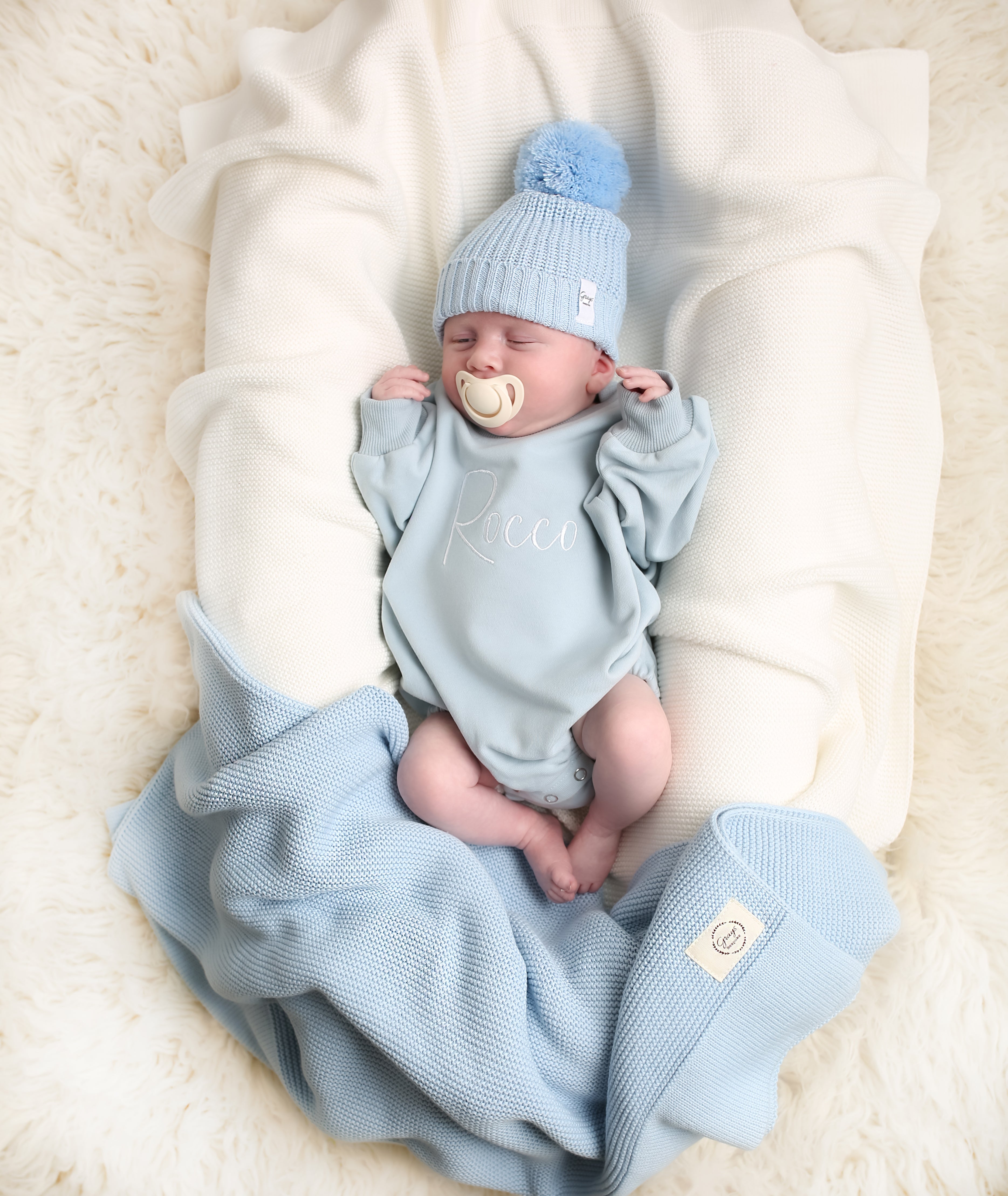 Bubble Romper | Blue