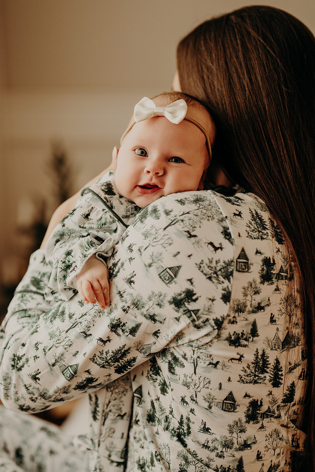 Girls Baby Romper - Christmas Forest - Deposit €39.95 - Secure today with a €20 deposit | €19.95 due in October