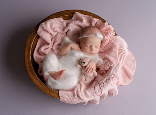 Ballet | Frill Knit Blanket