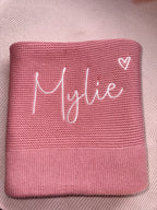 Primrose | Solid Edge Knit Blanket