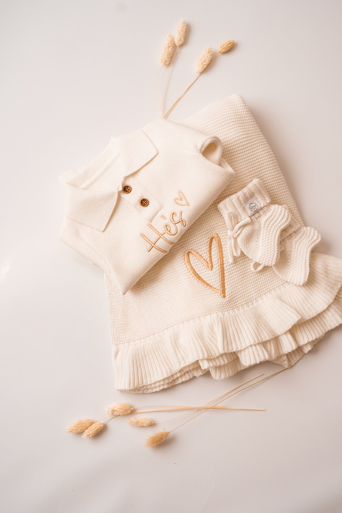 Romper & Bootie and Blanket Set
