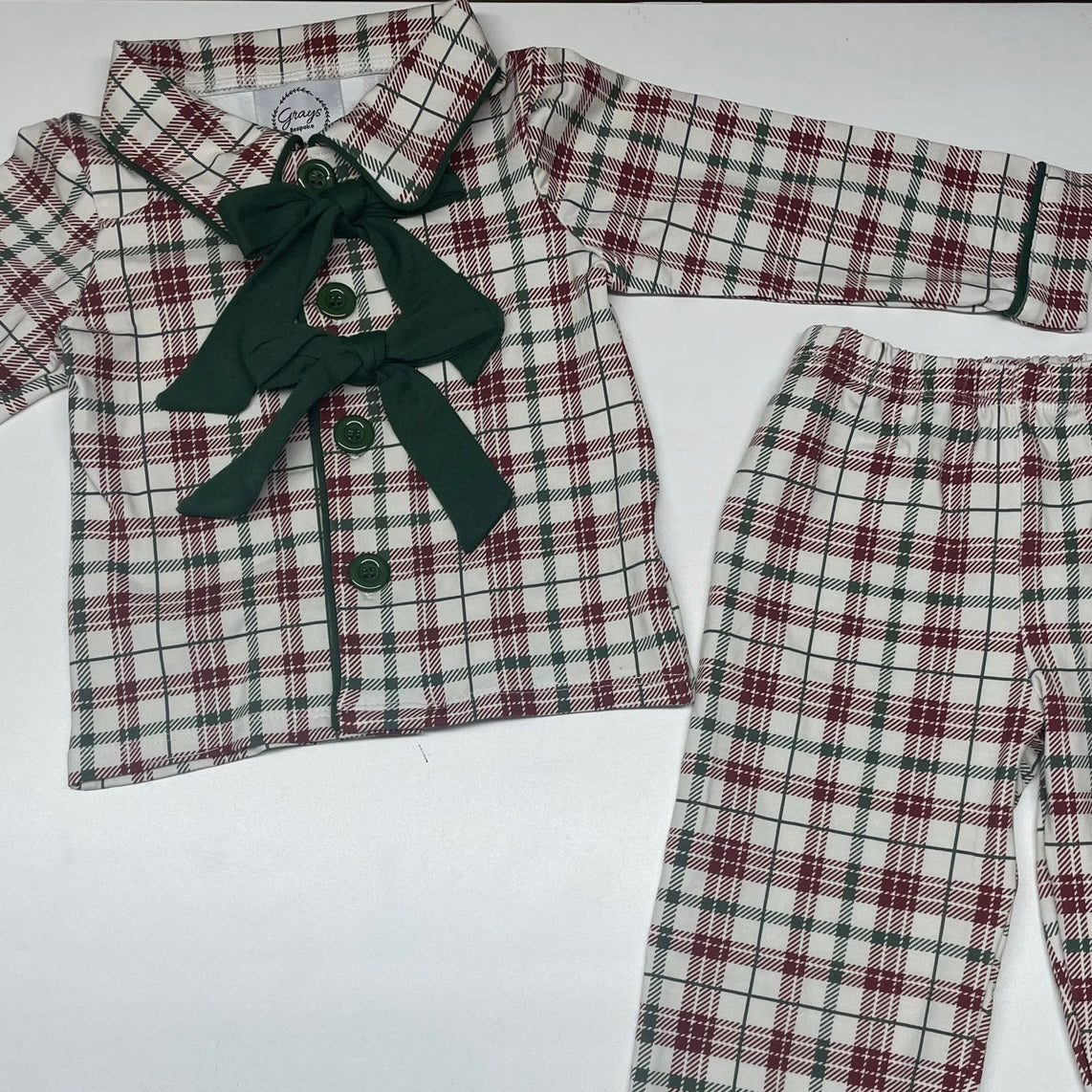 Green Tartan Boys Style