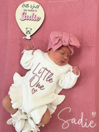 Cloud | Frilly Romper & Booties Set