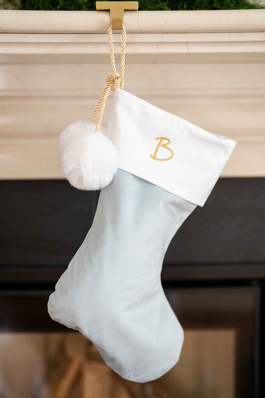 Blue - Santa Hanging Sock