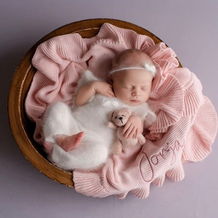 Ballet | Frill Knit Blanket