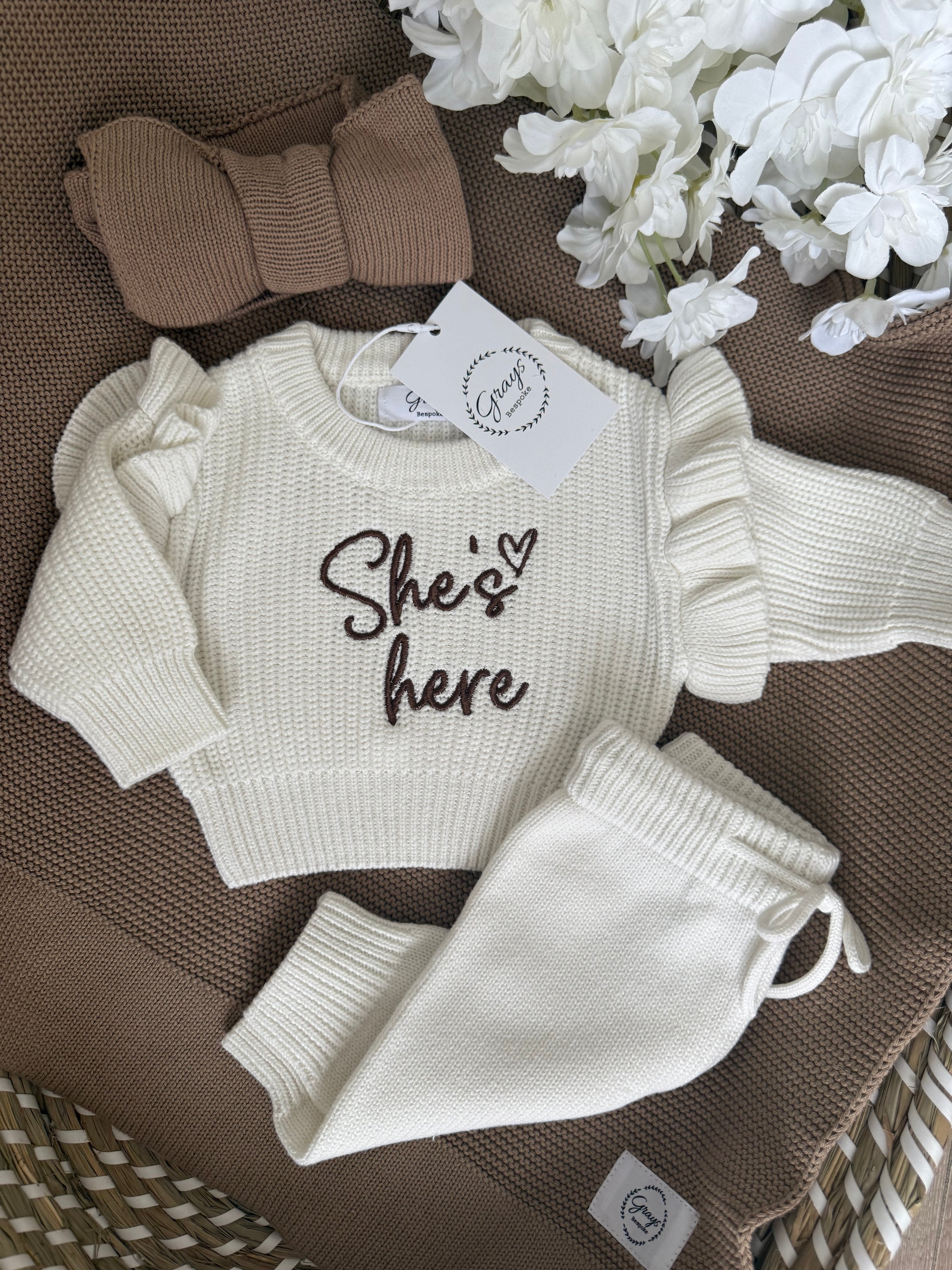 Cloud Ruffle Jumper & Pants Set