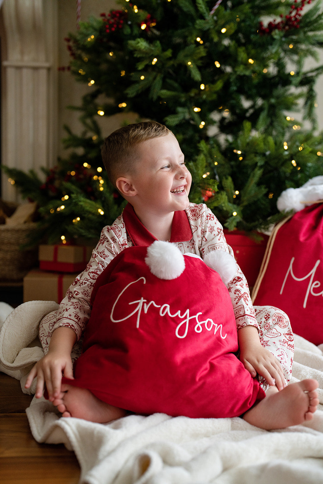 Red - Luxury Santa Sack