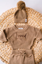 Mocha Jumper & Pants Set