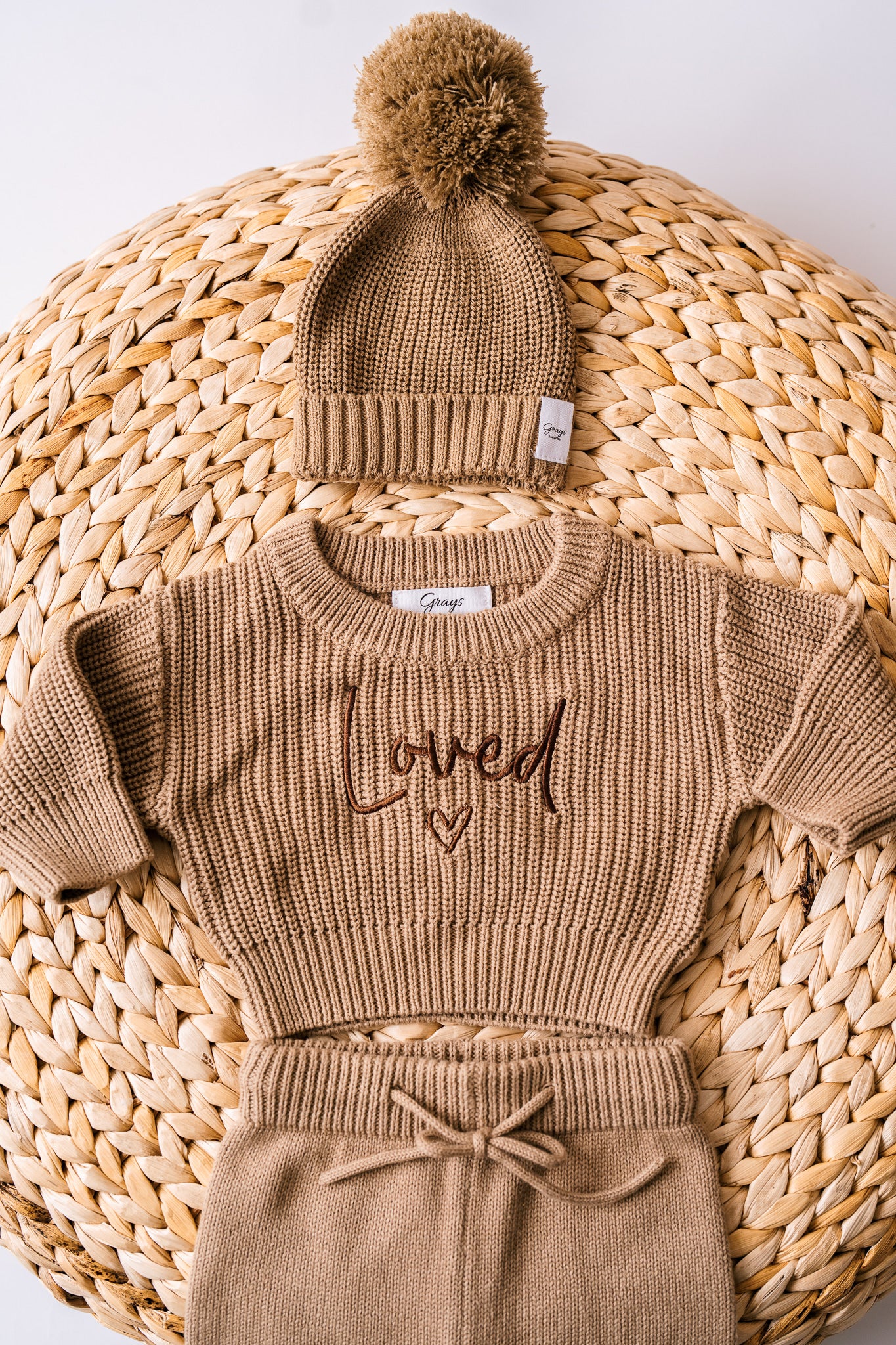 Mocha Jumper & Pants Set