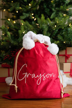 Red - Luxury Santa Sack