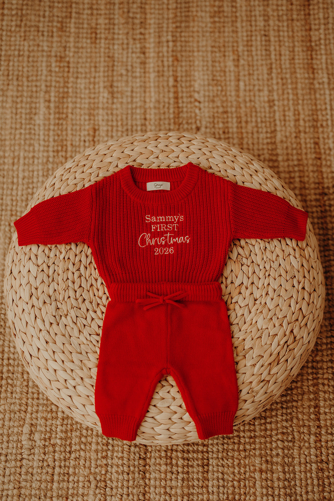 Poppy Red | Jumper & Pants Set
