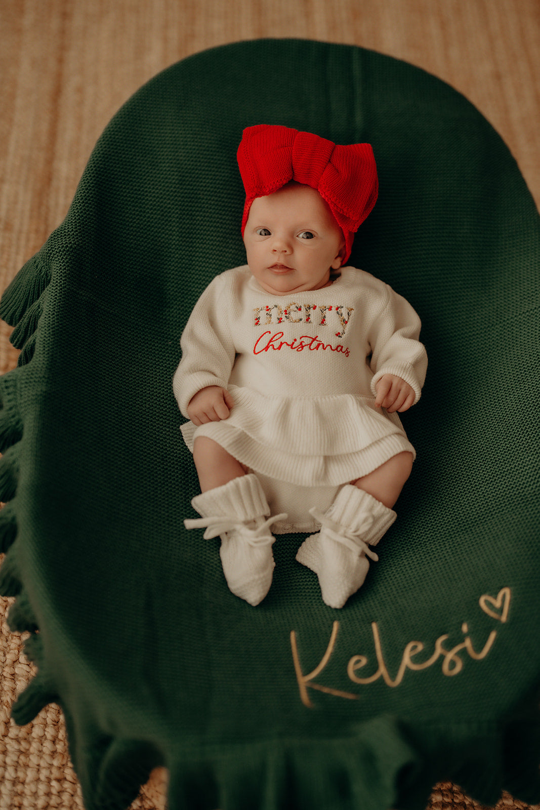 Emerald Green | Frilly Blanket