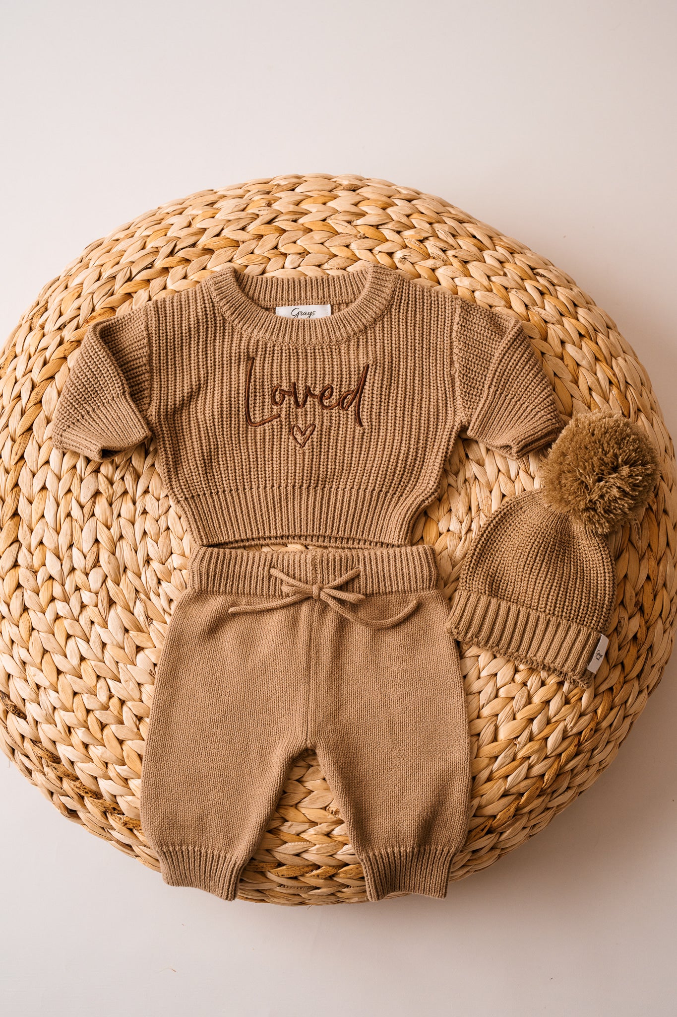 Mocha Jumper & Pants Set