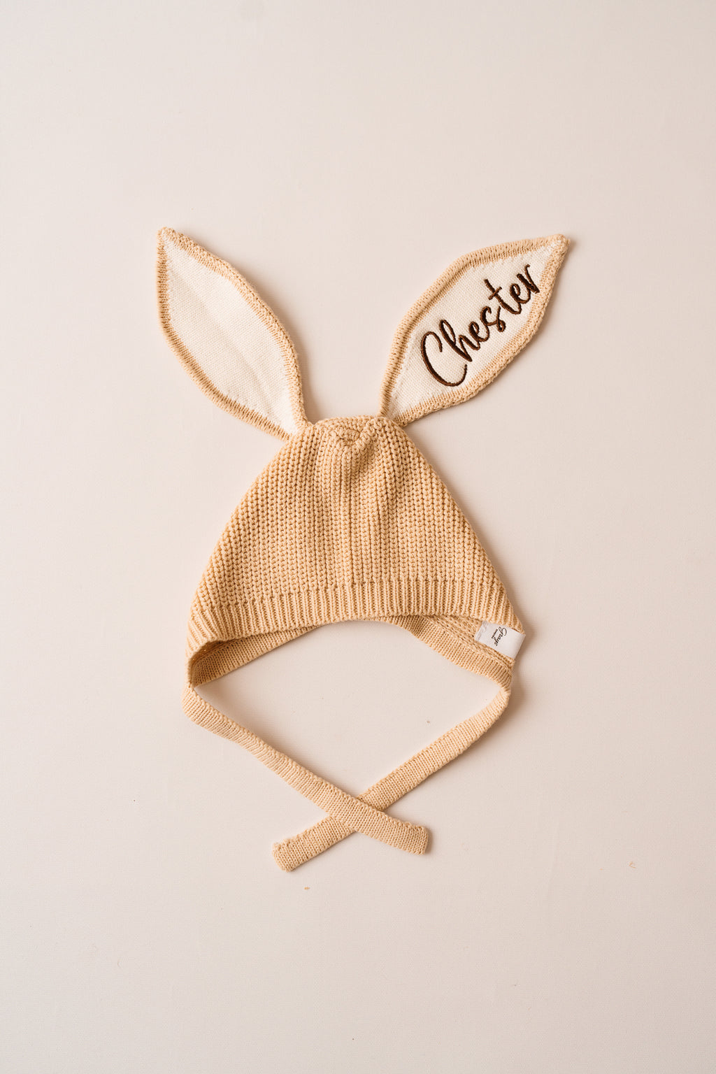 Cotton Knit Bunny Bonnets