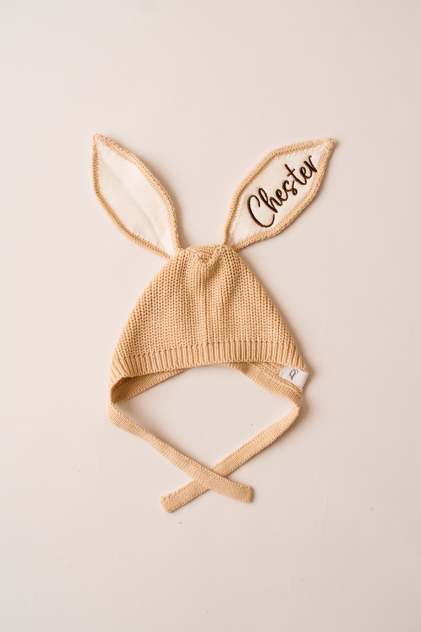 Cotton Knit Bunny Bonnets
