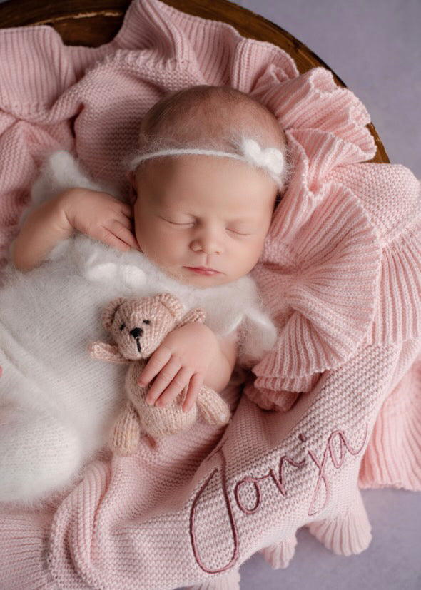 Ballet | Frill Knit Blanket