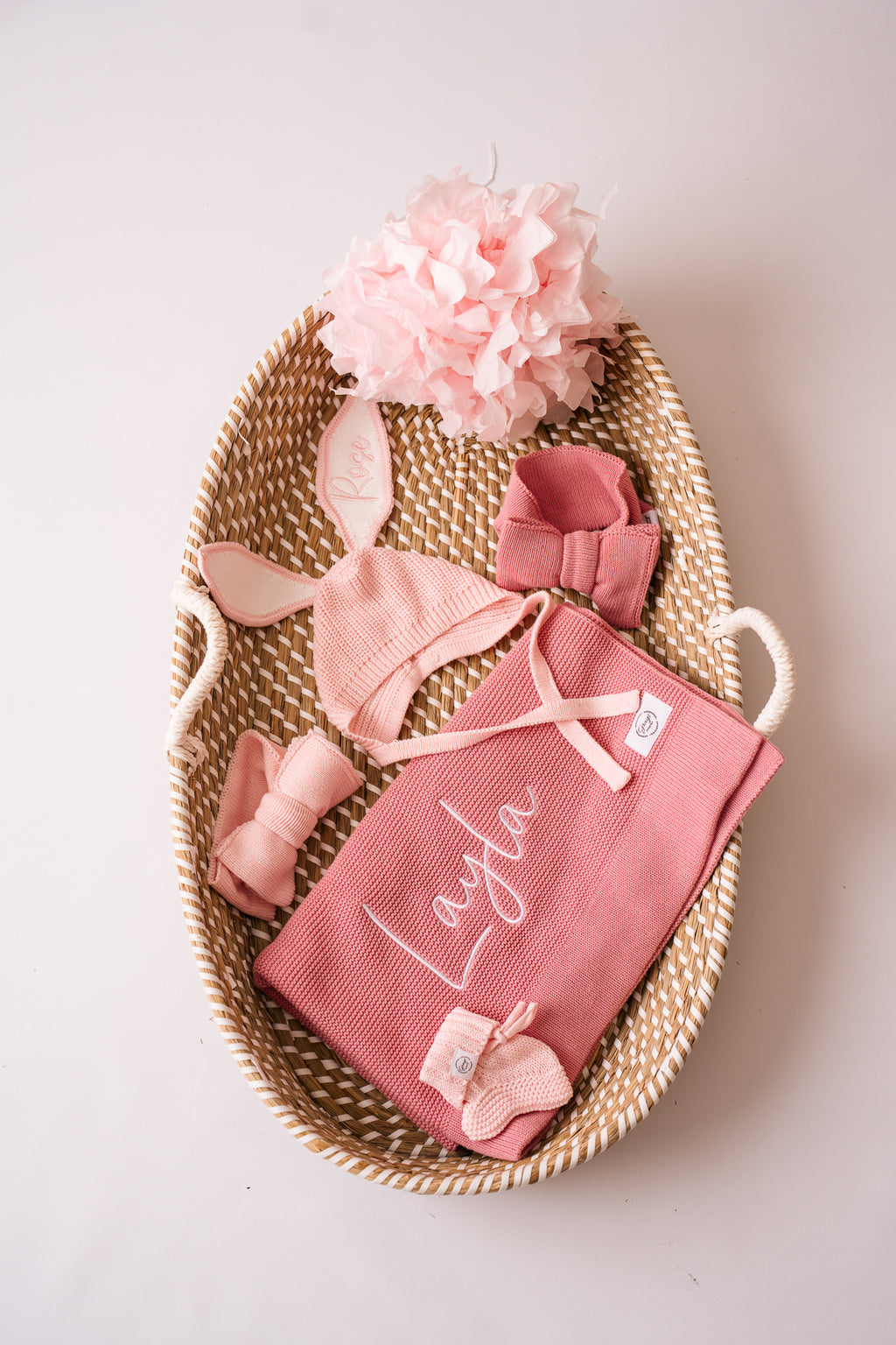 Primrose | Solid Edge Knit Blanket