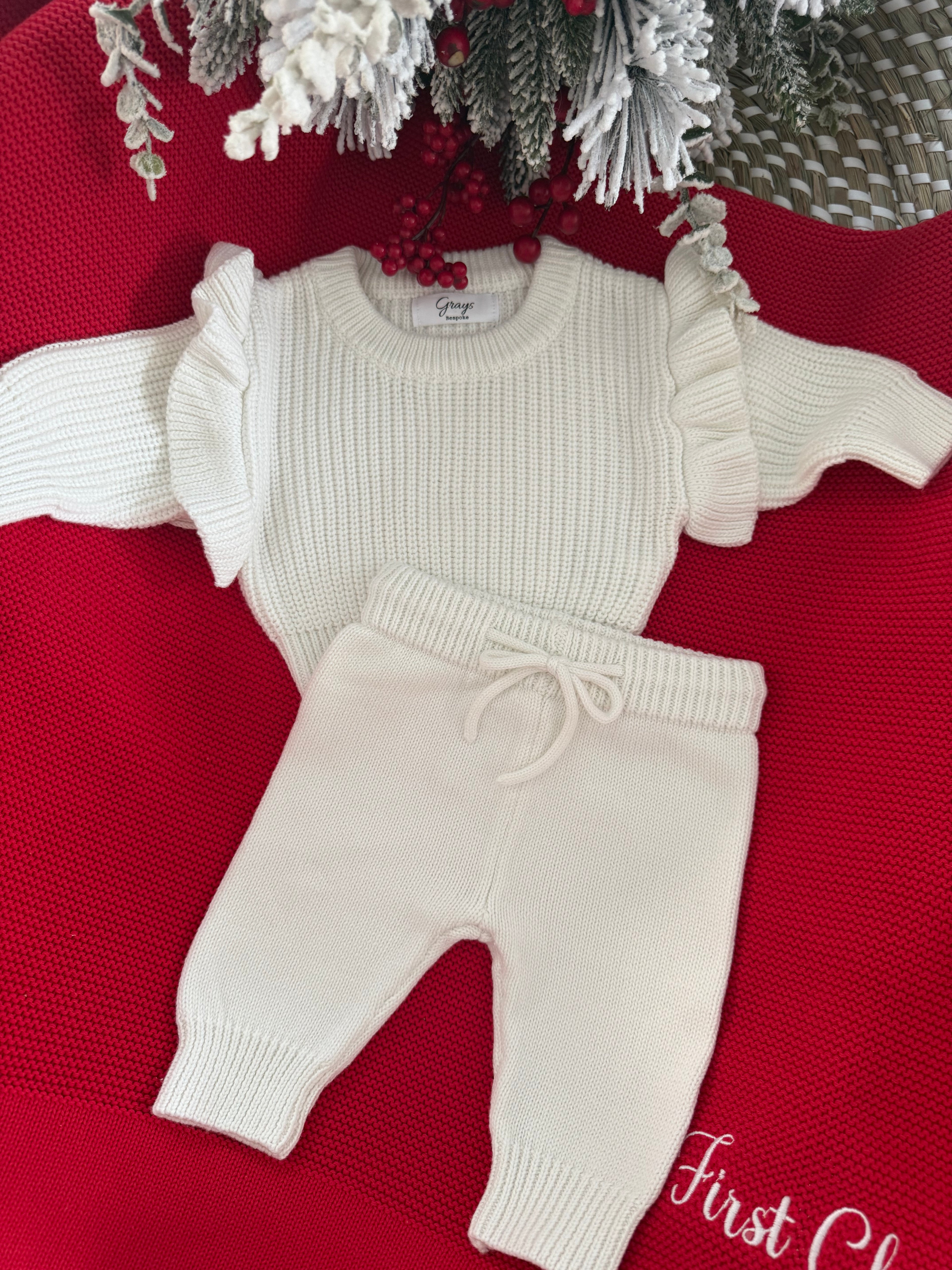 Cloud Ruffle Jumper & Pants Set