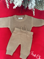 Mocha Jumper & Pants Set