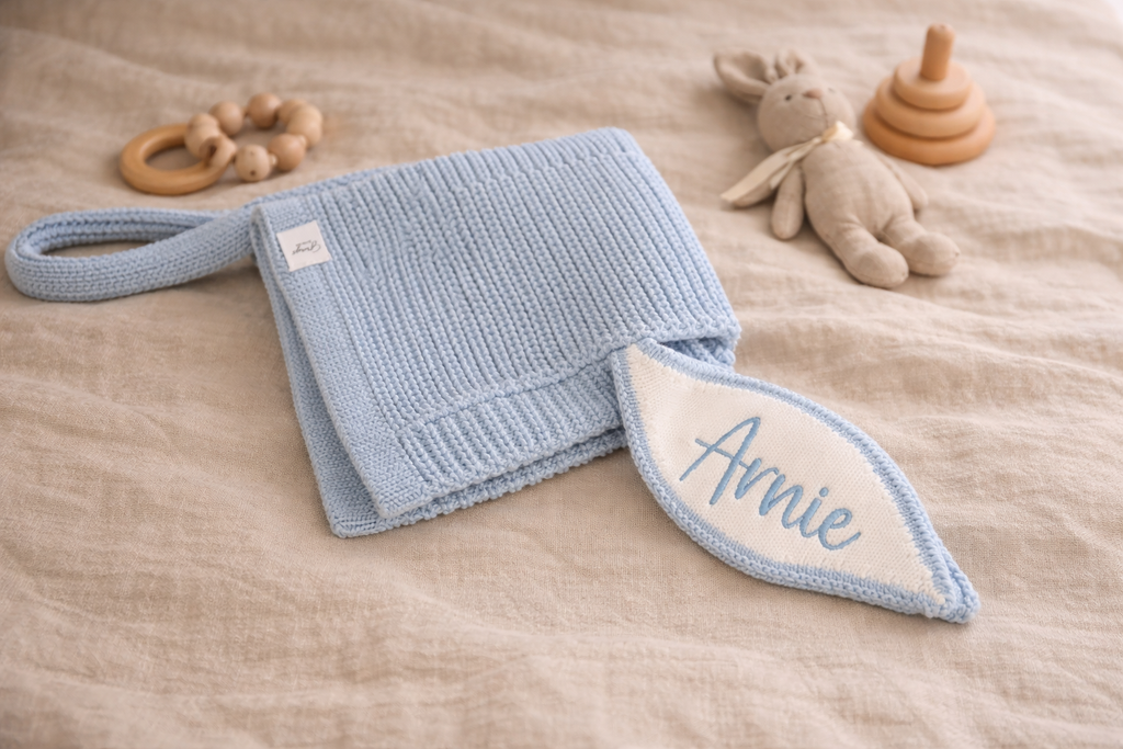 Cotton Knit Bunny Bonnets