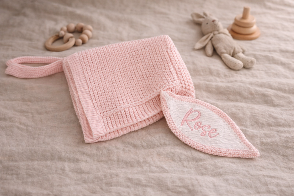 Cotton Knit Bunny Bonnets