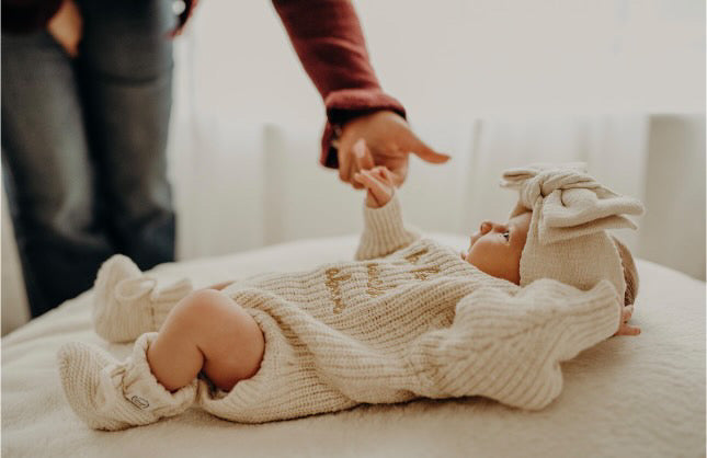 Butterscotch | Chunky Romper & Booties