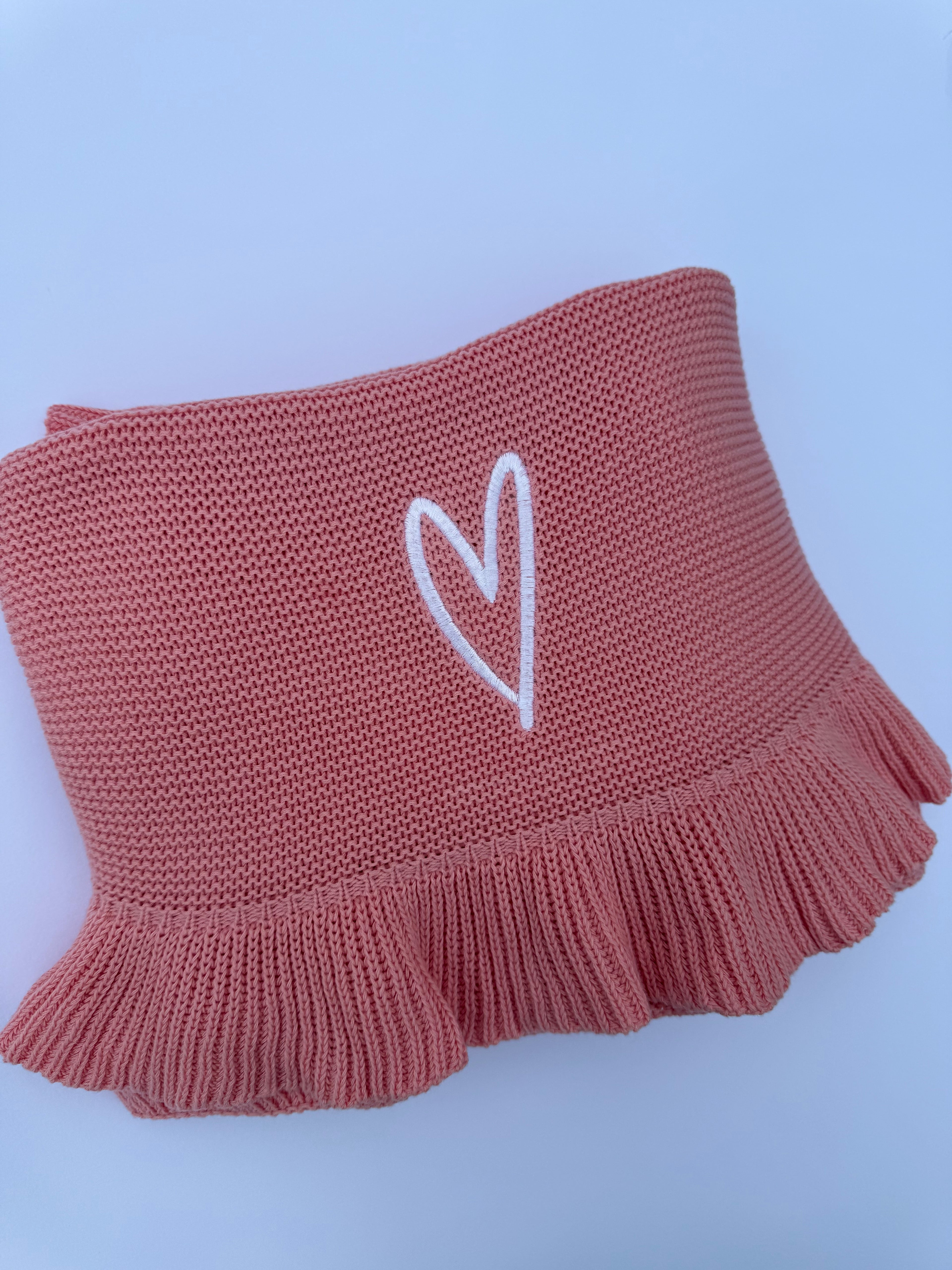 Candy | Frill Knit Blanket