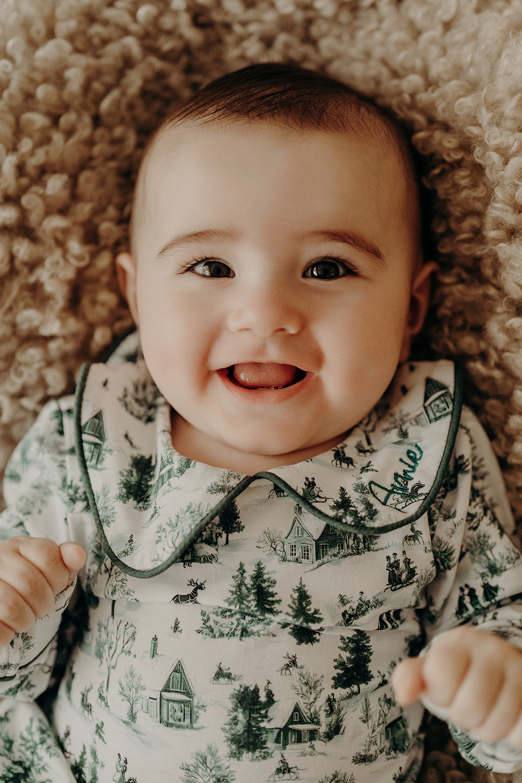 Baby Boy Romper - Christmas Forest - €39.95 - Secure today with a €20 deposit | €19.95 due in October