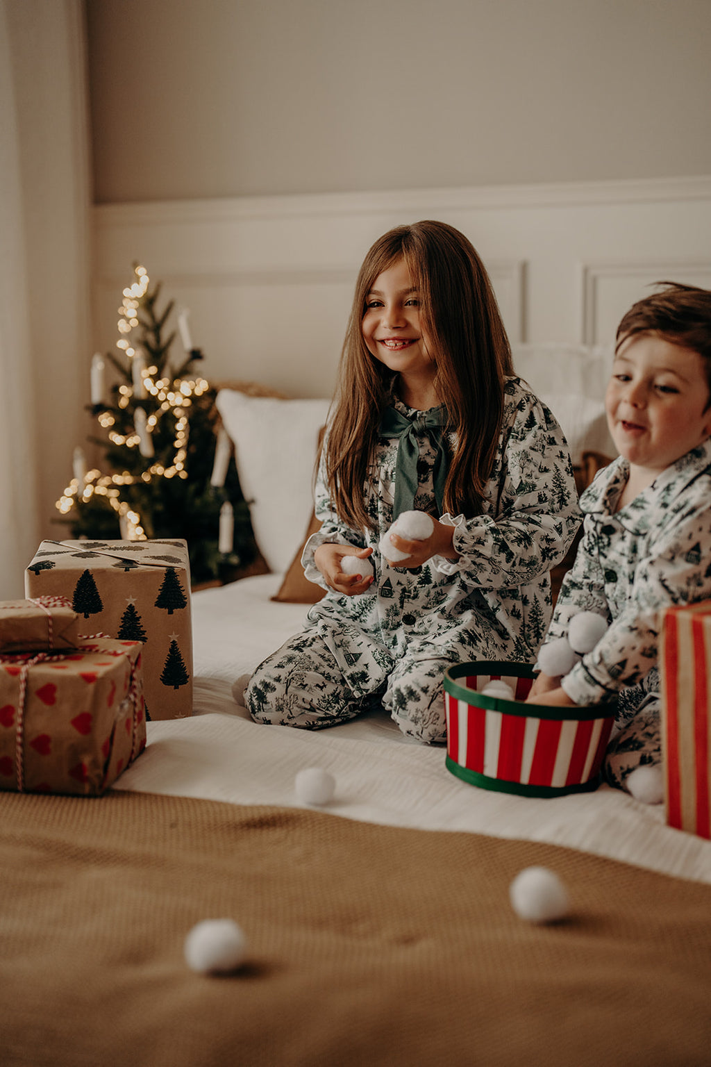 Girls Christmas PJs - Christmas Forest- €44.95 - Secure today with a €20 deposit - €24.95 due in October