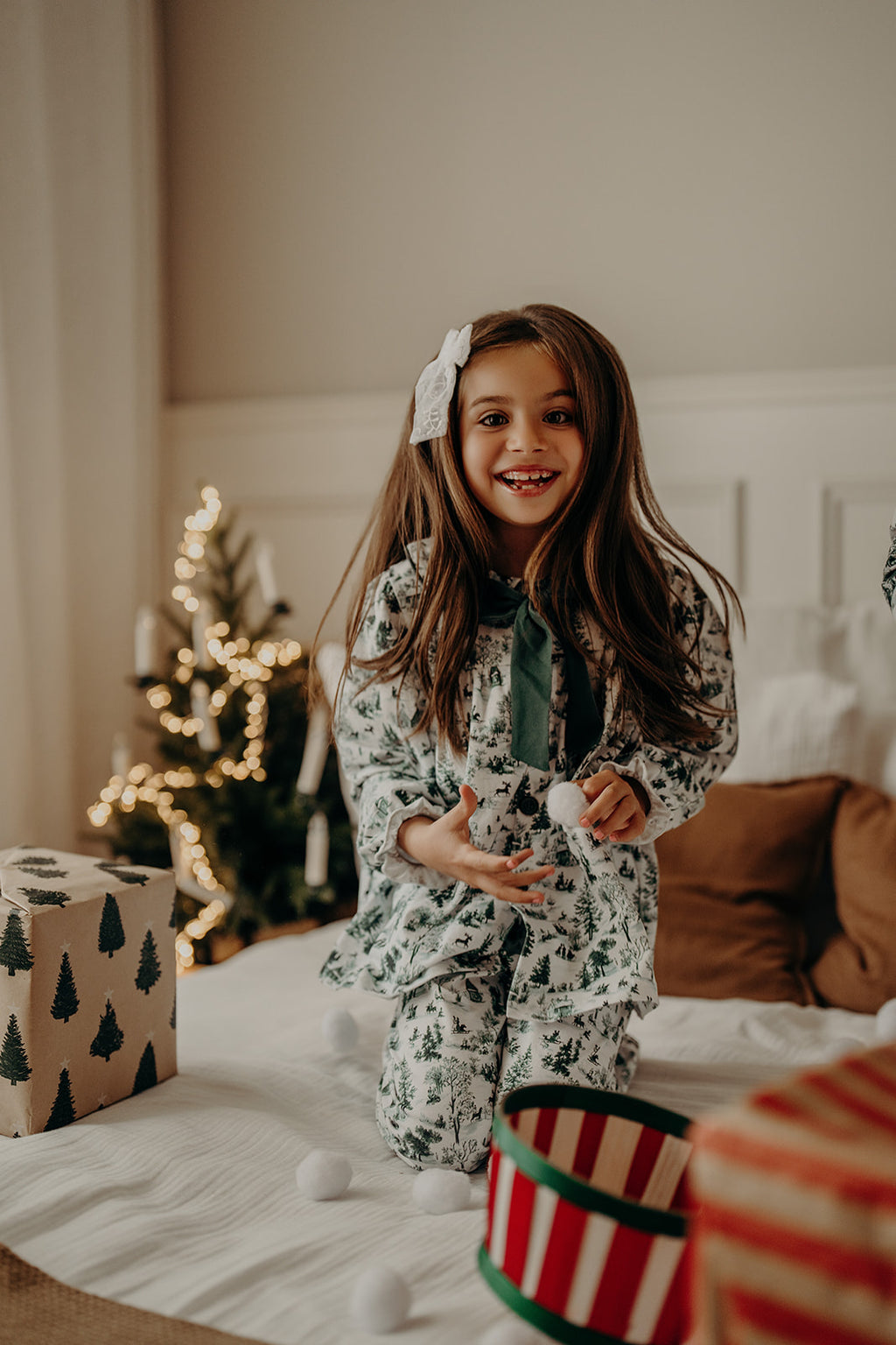 Girls Christmas PJs - Christmas Forest- €44.95 - Secure today with a €20 deposit - €24.95 due in October
