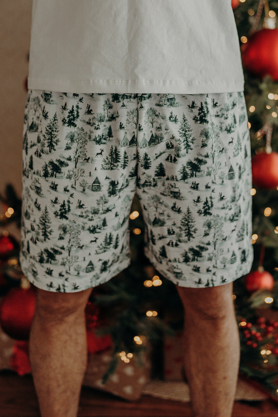 Adult T-Shirt & Shorts Christmas PJs - Christmas Forest - €44.95 - Secure today with a €20 deposit - €24.95 due in October